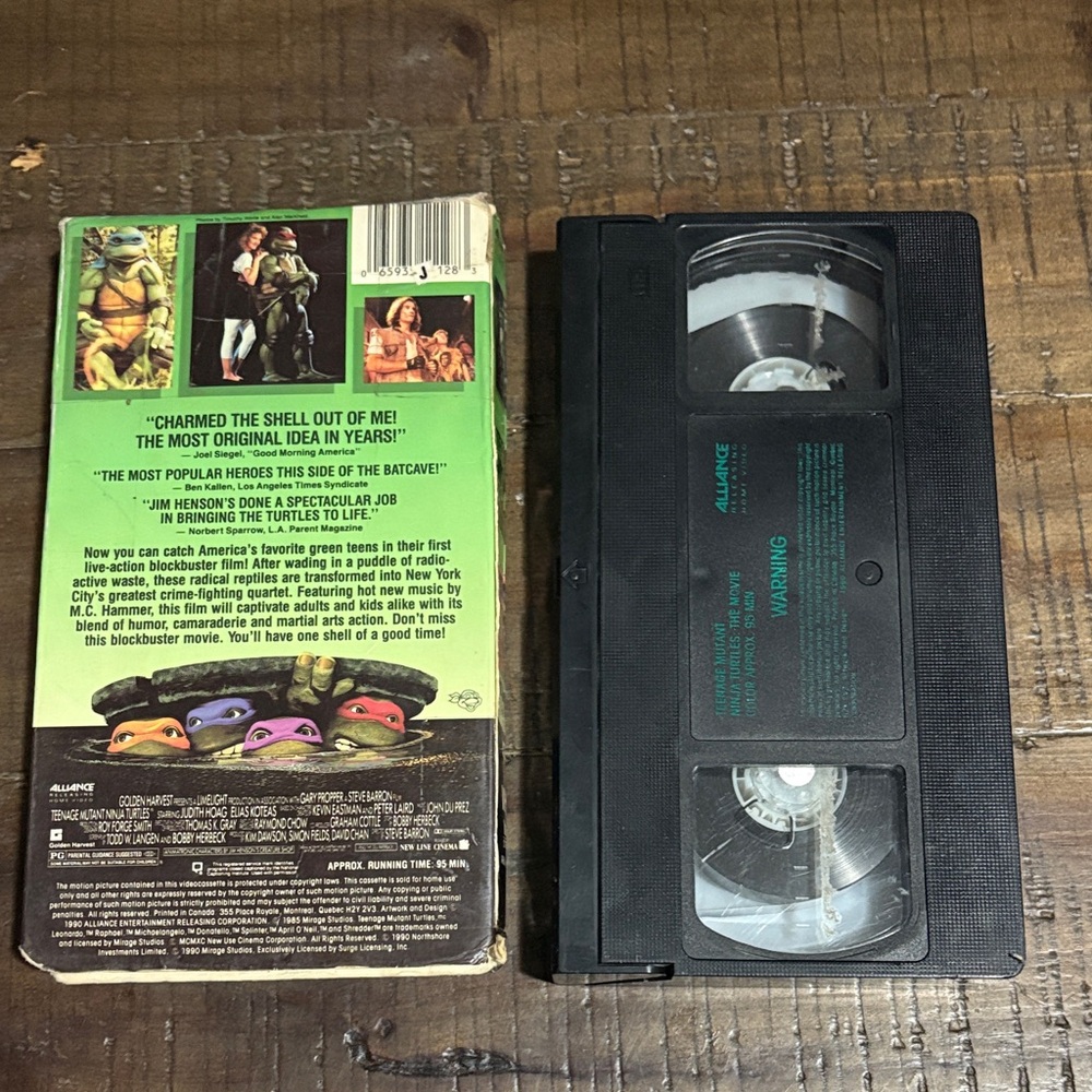 Teenage Mutant Ninja Turtles VHS Bundle and Save 5/$20 - Picture 2 of 3